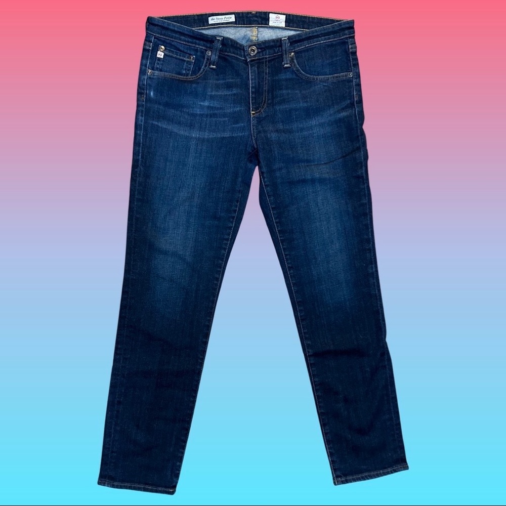 AG The Stevie Petite ￼Dark Wash